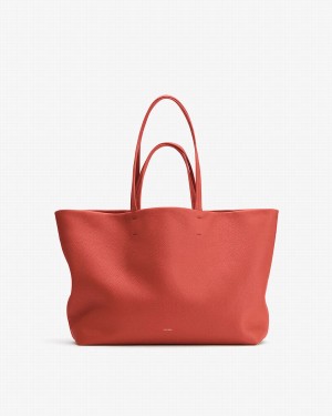 Bolso Tote Cuyana Classic Easy Mujer Coral Oscuro | BIM1999IN