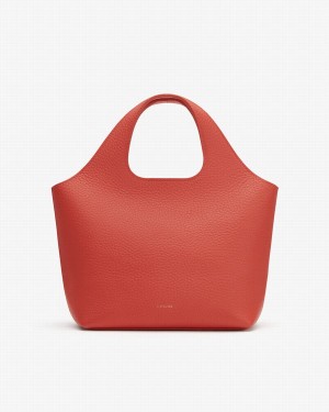 Bolso Tote Cuyana Mini System Mujer Coral Oscuro | VTW8087CW