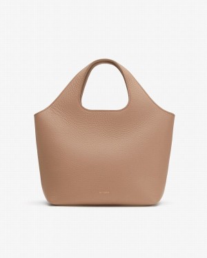 Bolso Tote Cuyana Mini System Mujer Kaki | CNX4354ZS