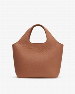 Bolso Tote Cuyana Mini System Mujer Marrones | OOR7828UV