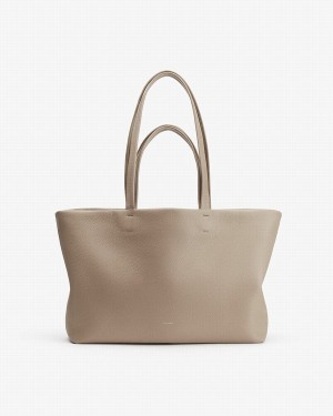 Bolso Tote Cuyana Small Easy Mujer Gris | OGY8977VY