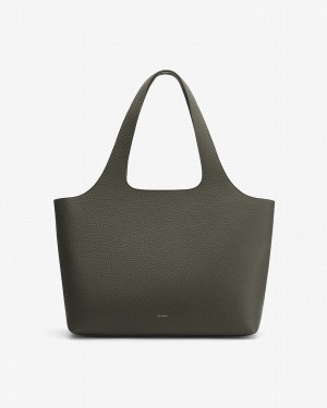 Bolso Tote Cuyana System Mujer Verde Oscuro | IML8482EG