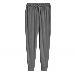 Pantalon Cuyana Organic Pima Tapered Mujer Gris | SRK796AP