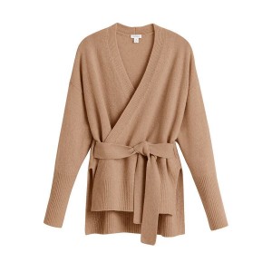 Truien Cuyana Cashmere Soft Wrap Mujer Marrones | PEW5011MF