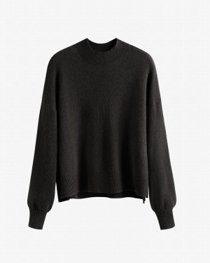 Truien Cuyana Single Origin Cashmere Cropped Mujer Negras | ZCA1112RG