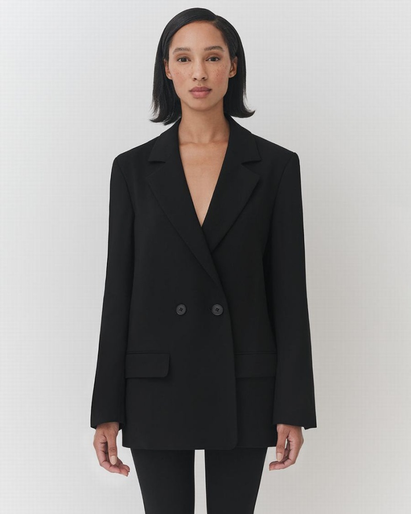 Blazers Cuyana Relaxed Mujer Negras | WOY9197ZQ