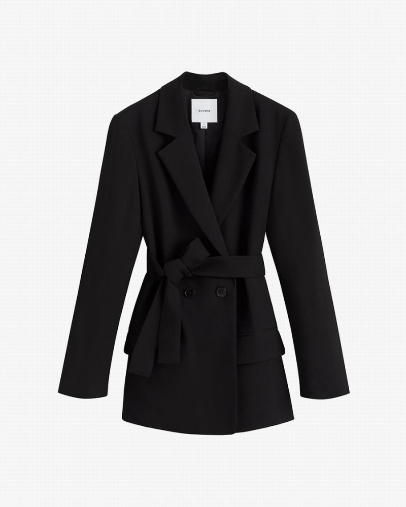 Blazers Cuyana Relaxed Mujer Negras | WOY9197ZQ