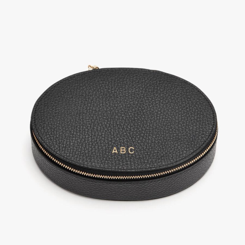 Bolsa De Maquillaje Cuyana Jewelry Case Mujer Negras | ARU1655CV