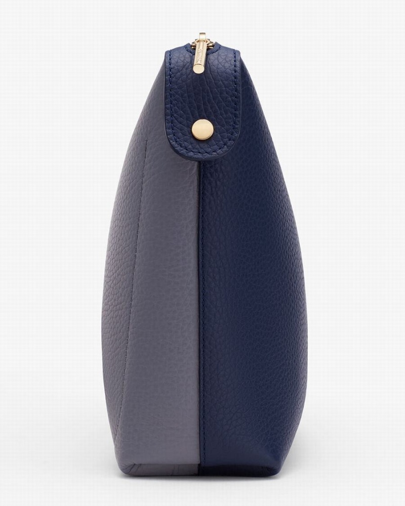 Bolso Pequeño Cuyana System Insert Mujer Azul Marino | PQO4884TI