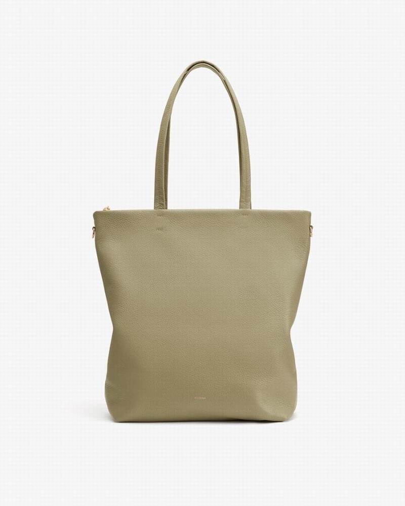 Bolso Tote Cuyana Altas Easy Cremallera Mujer Verde | PGT5680QF