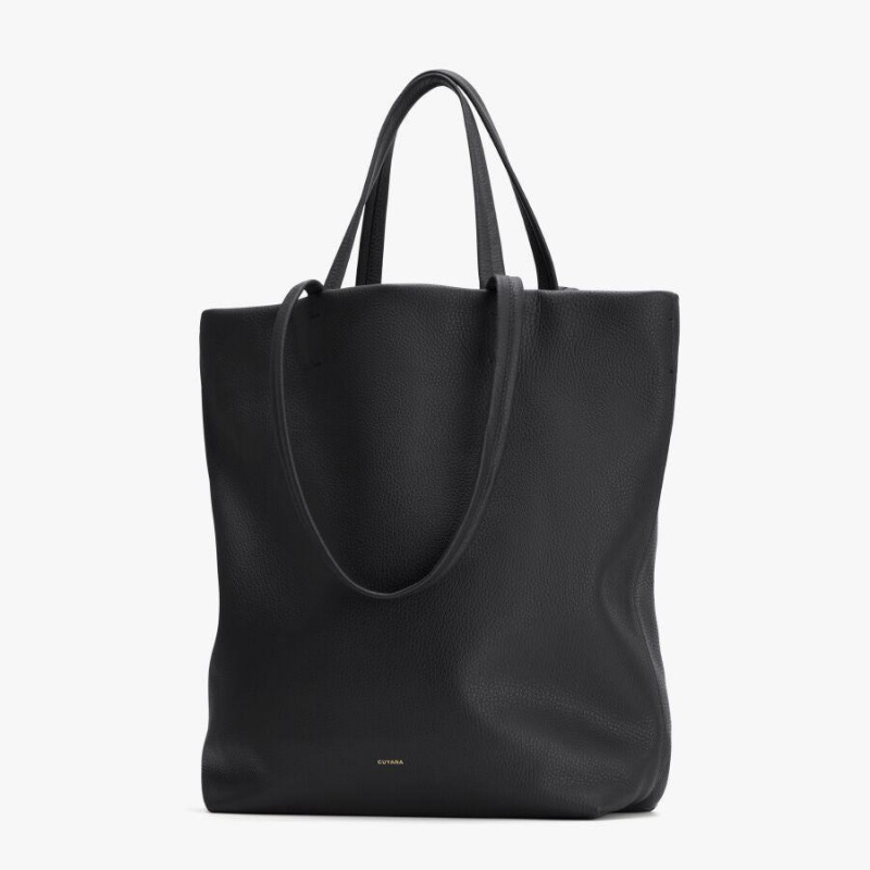 Bolso Tote Cuyana Altas Easy Mujer Negras | GQF3641OC