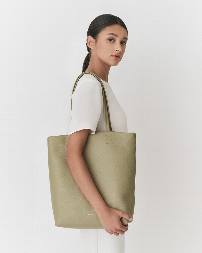 Bolso Tote Cuyana Altas Easy Mujer Verde | OSQ8559AJ