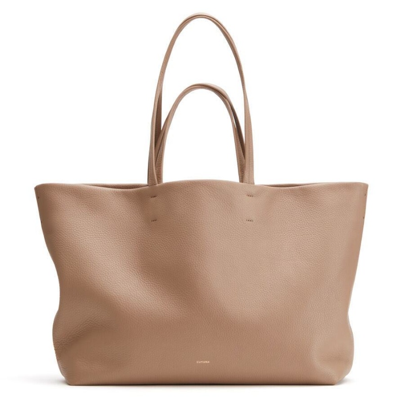 Bolso Tote Cuyana Classic Easy Mujer Kaki | ECG6945YR