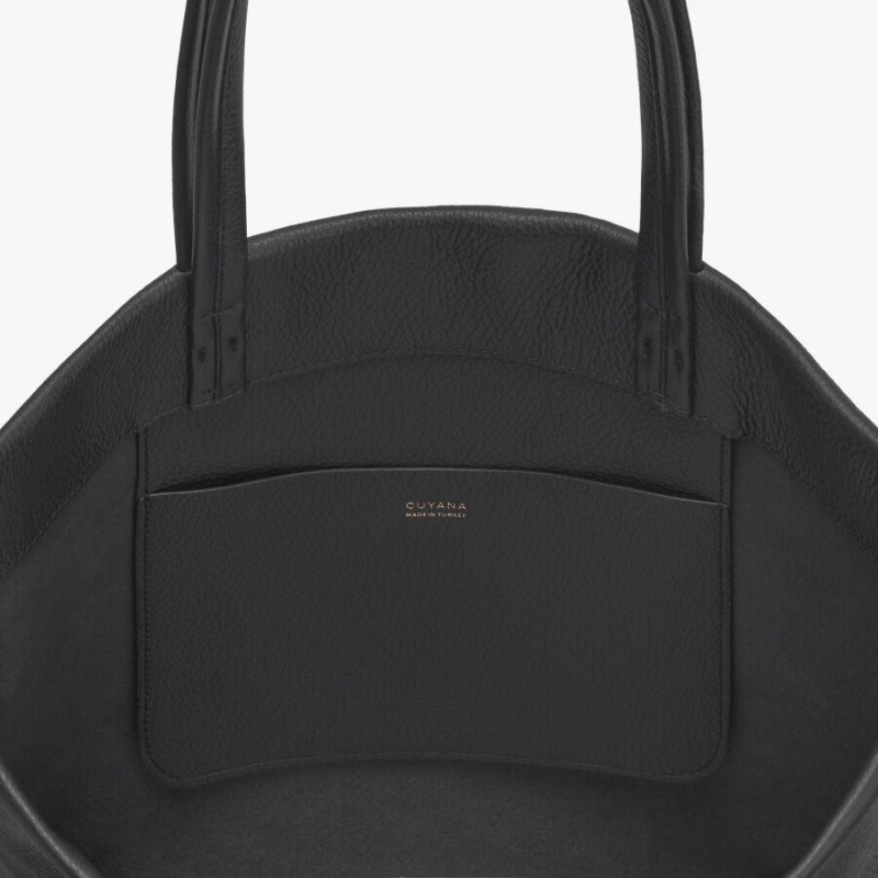 Bolso Tote Cuyana Classic Easy Mujer Negras | EJV8071VM