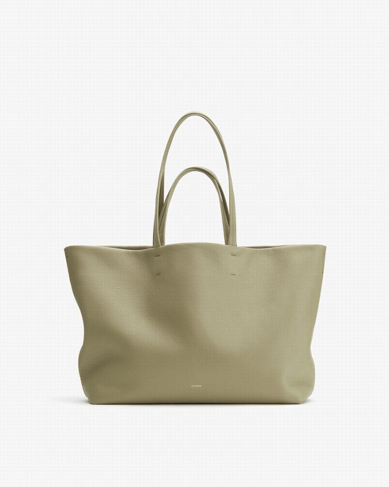 Bolso Tote Cuyana Classic Easy Mujer Verde | YNN317PX