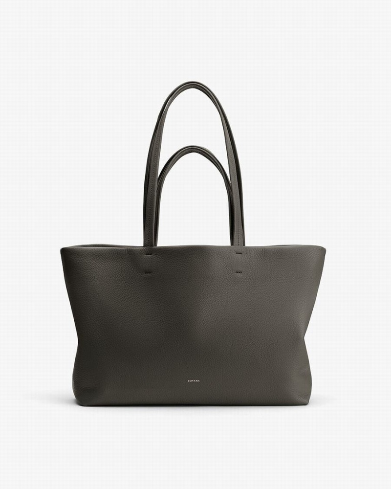 Bolso Tote Cuyana Small Easy Mujer Verde Oscuro | RIK7039WS