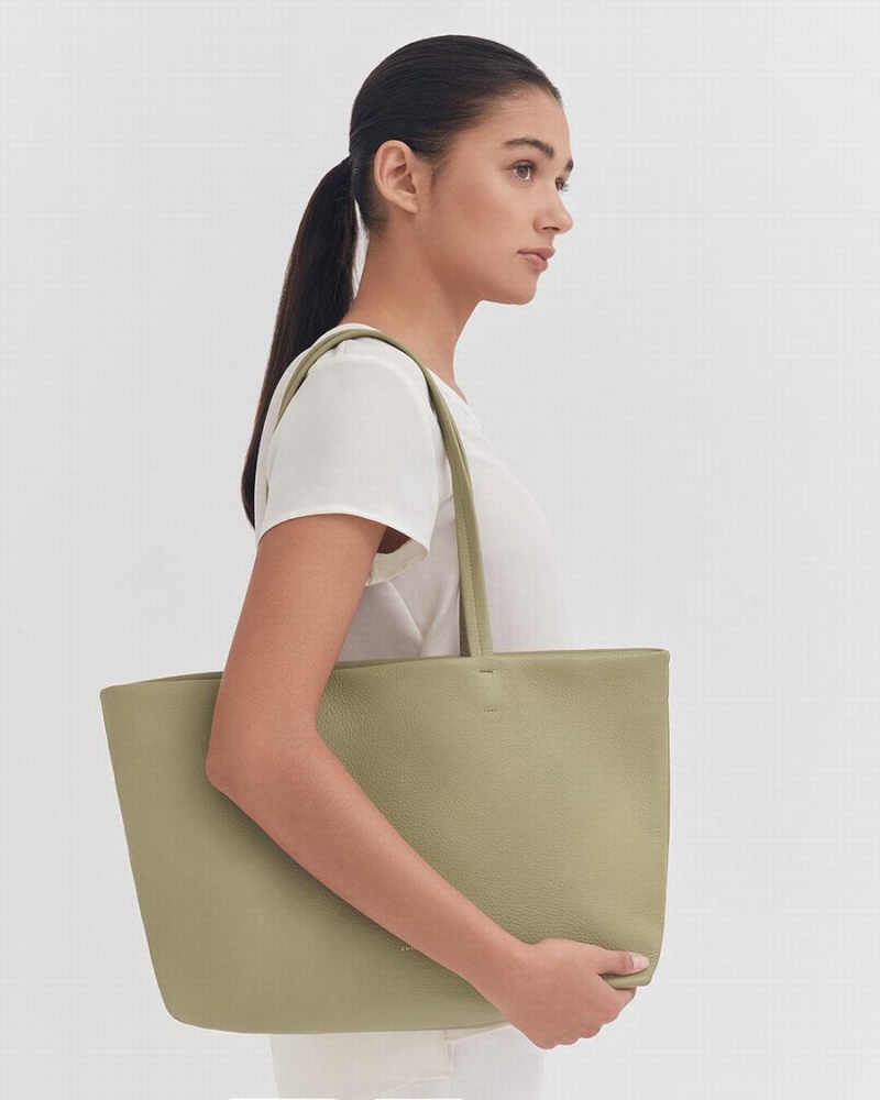 Bolso Tote Cuyana Small Easy Mujer Verde | BSZ8931TA