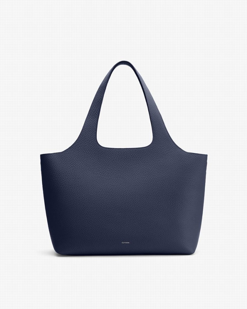 Bolso Tote Cuyana System Mujer Azul Marino | TBN444KJ