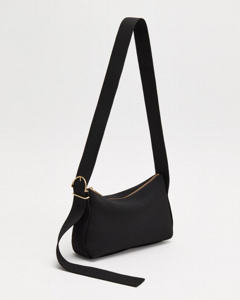 Bolsos Cruzados Cuyana Small Sling Mujer Negras | ESY5410CI