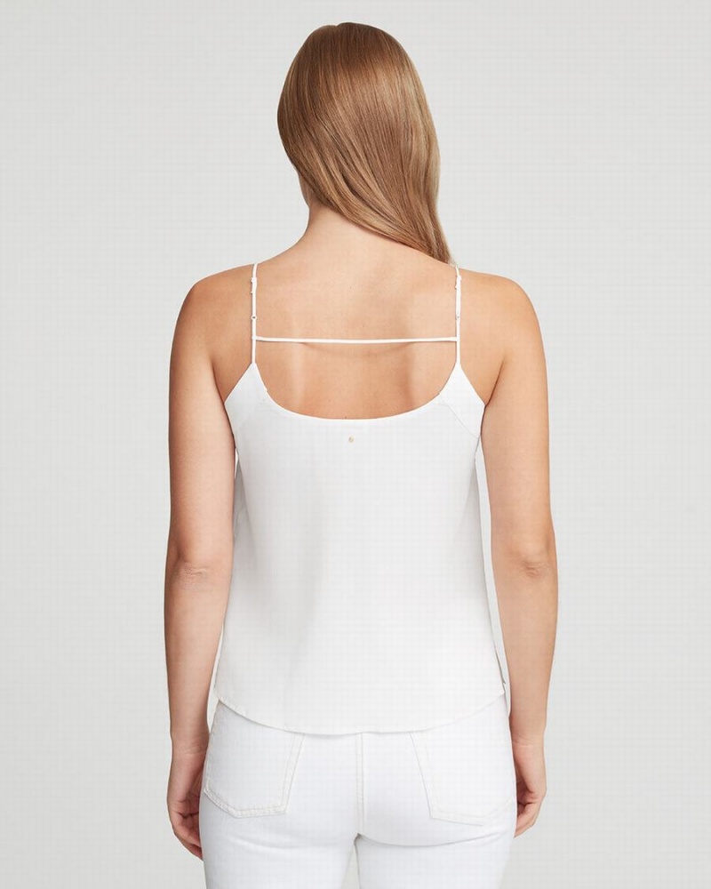 Camiseta Tirantes Cuyana Silk Cami Mujer Blancas | OSQ964XE