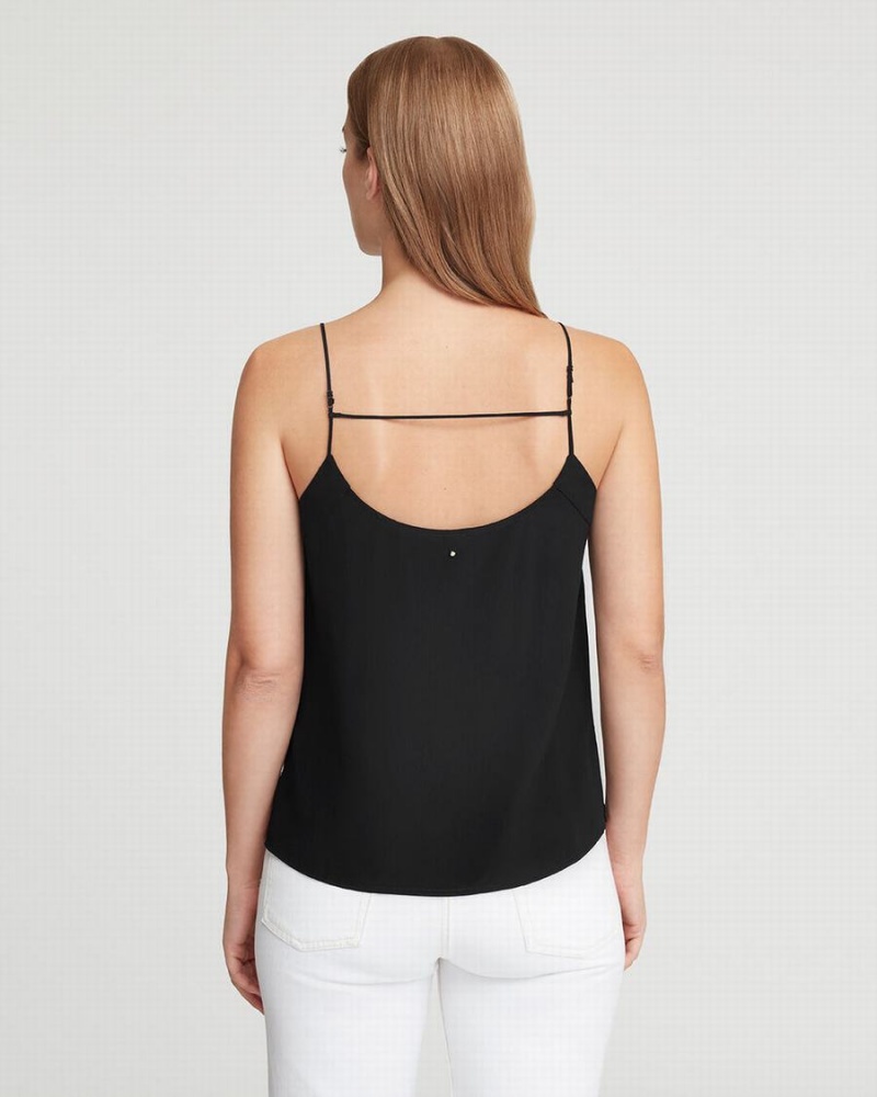 Camiseta Tirantes Cuyana Silk Cami Mujer Negras | ZJT8976FE