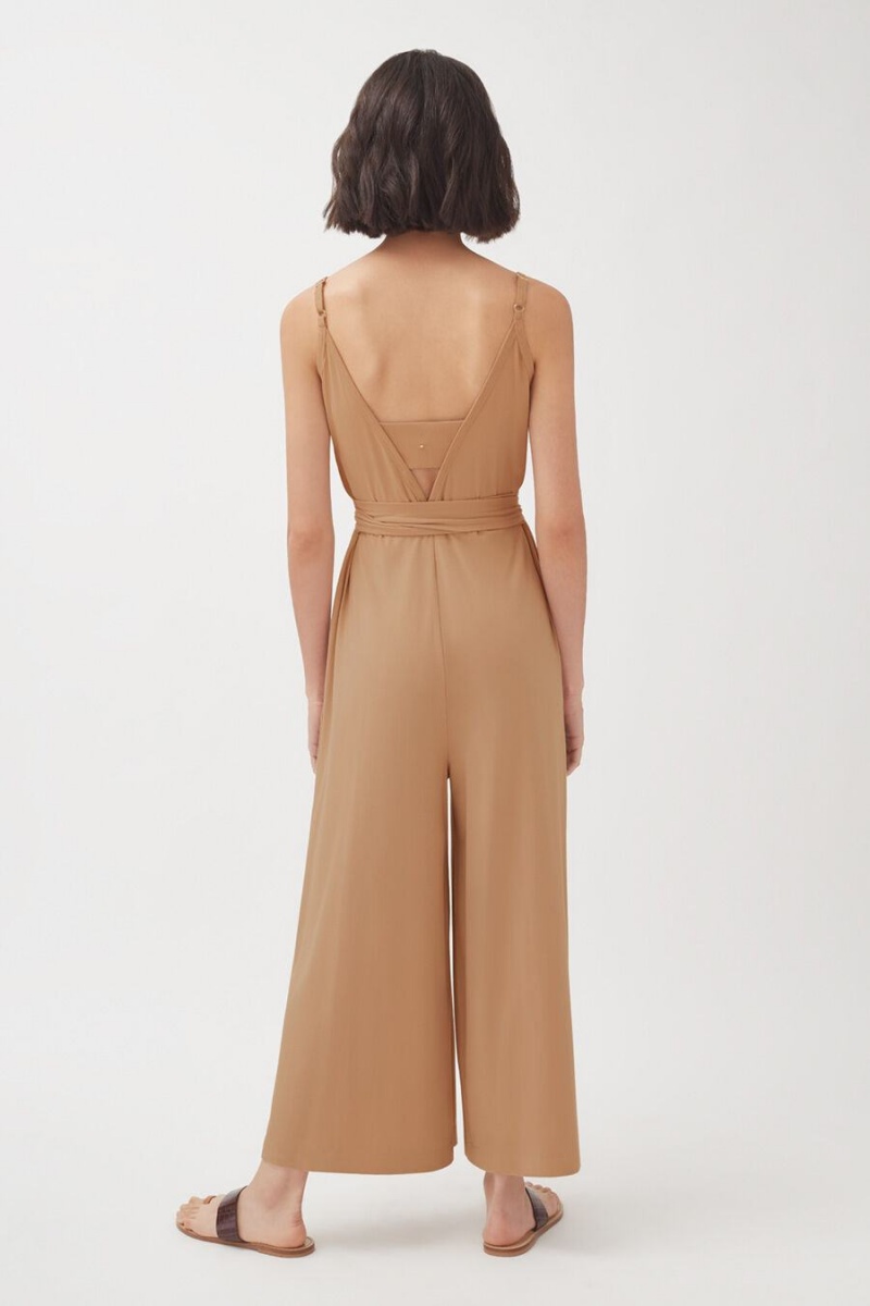 Mono Cuyana V-Back Mujer Marrones | UXP2839OZ