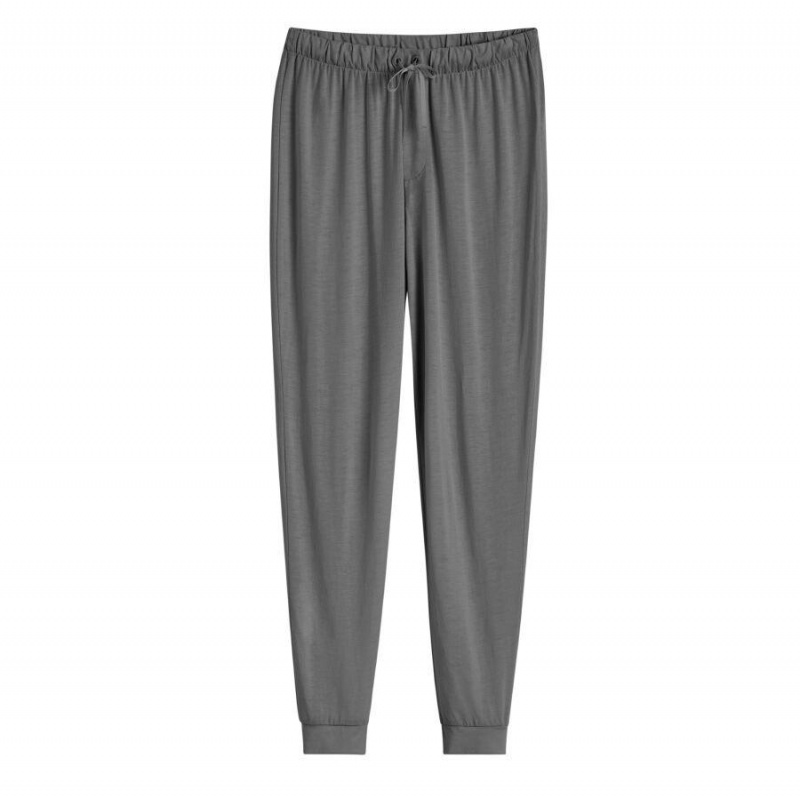 Pantalon Cuyana Organic Pima Tapered Mujer Gris | SRK796AP