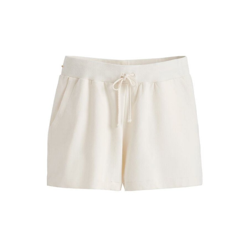 Short Cuyana French Terry Mujer Blancas | HXW8864YT