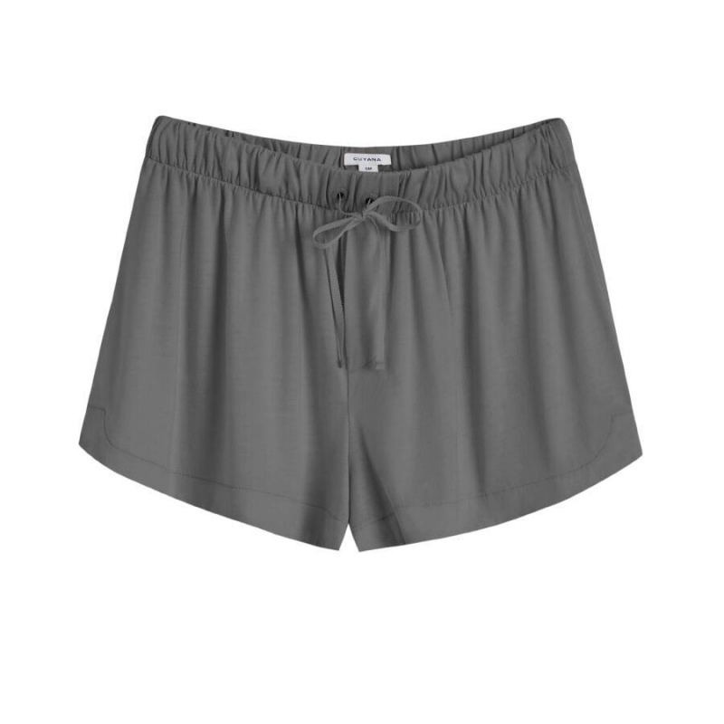 Short Cuyana Organic Pima Sleep Mujer Gris | EQN9387LK