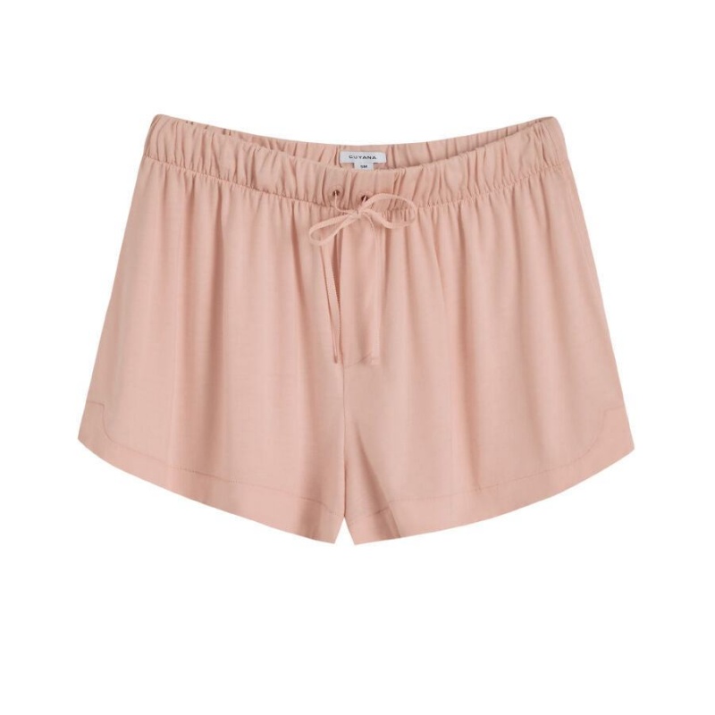 Short Cuyana Organic Pima Sleep Mujer Rosas | UPT922HB