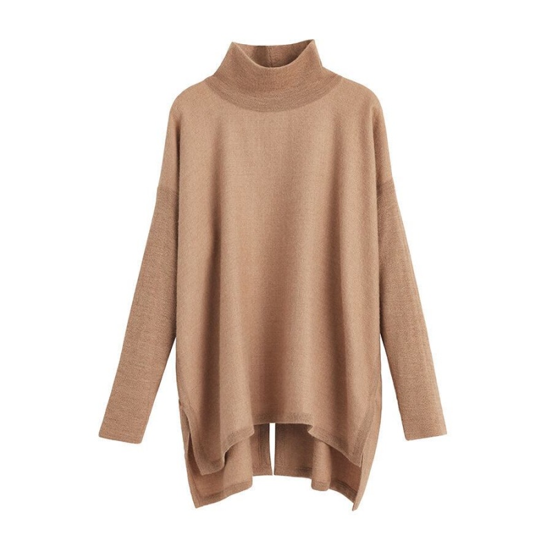 Truien Cuyana Alpaca Open-Back Turtleneck Mujer Marrones | WGS1116QN