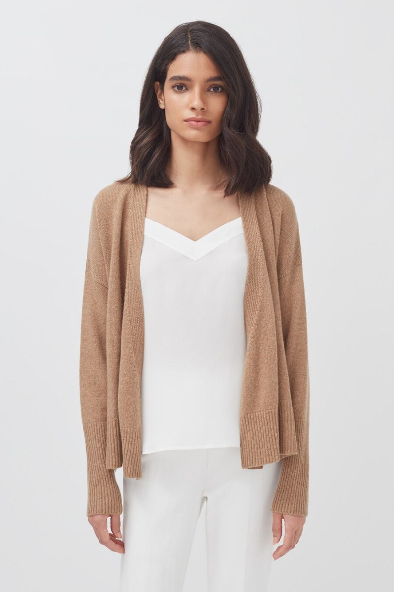 Truien Cuyana Cashmere Soft Wrap Mujer Marrones | PEW5011MF