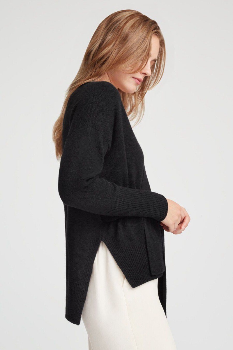 Truien Cuyana Cashmere Soft Wrap Mujer Negras | YVQ7084FM